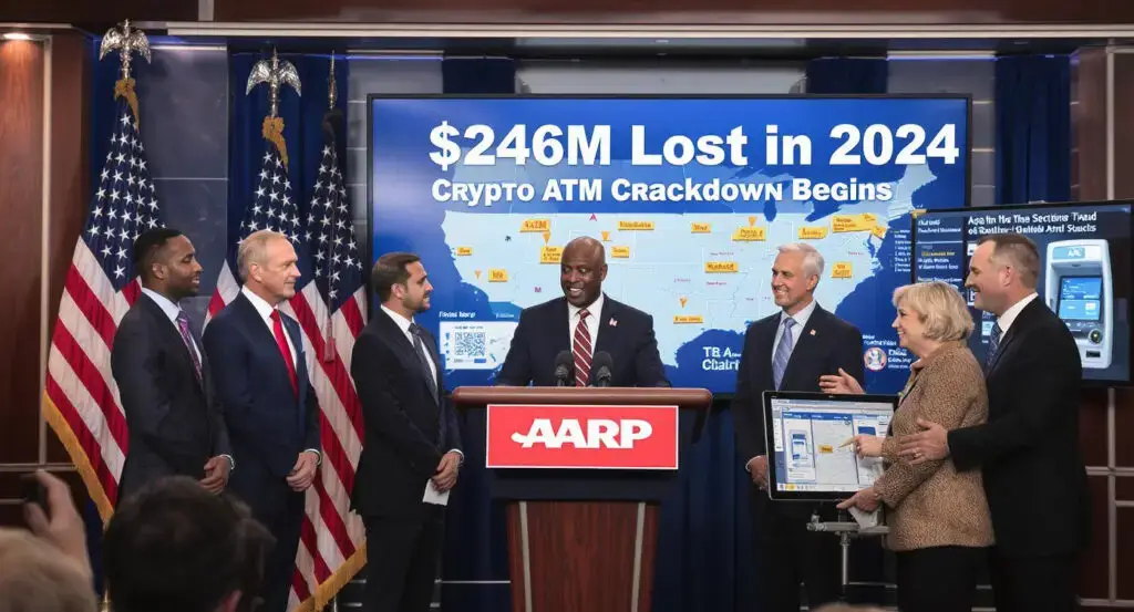 11 States Crack Down on Crypto ATM Fraud After $246M Lost in 2024, With AARP Leading the Charge