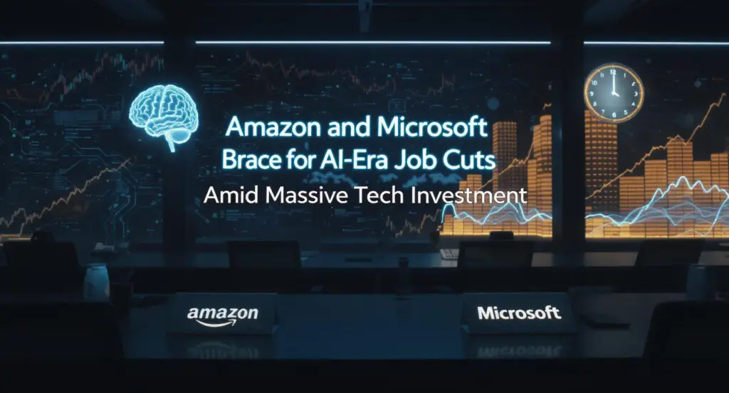 Amazon and Microsoft Brace for AI-Era Job Cuts Amid Massive Tech Investment