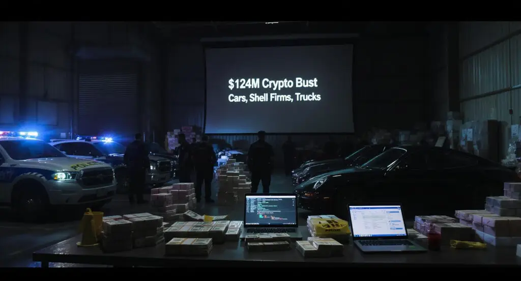 Australian Authorities Bust $124 Million Crypto-Laundering Ring Tied to Armored Trucks, Classic Cars, and Shell Companies