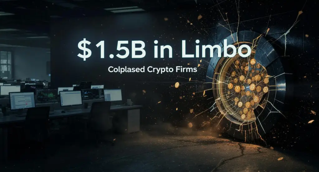 Billions in Limbo Collapsed Crypto Firms Still Hold $1.5B in Digital Assets