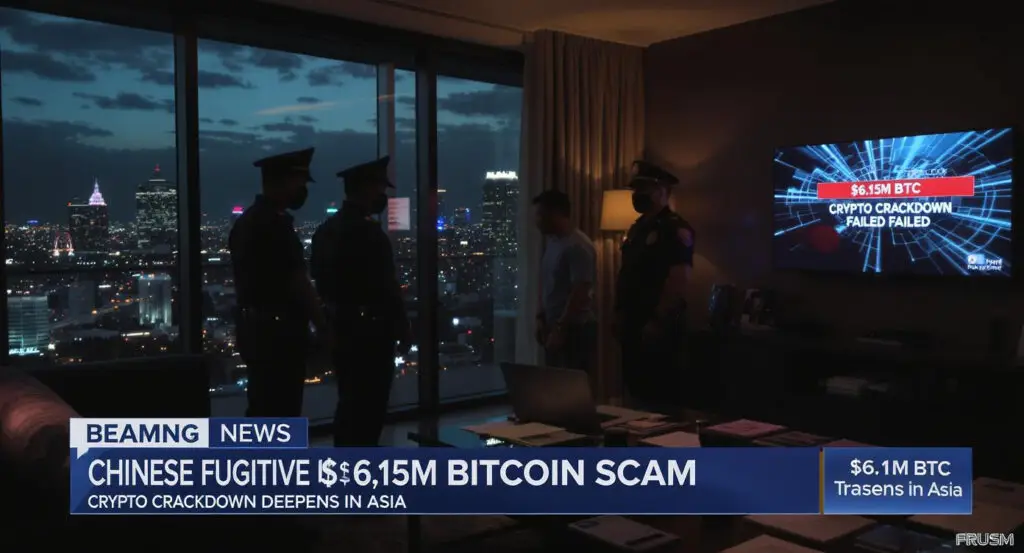 Chinese Fugitive Caught in Thailand Over $6.15M Bitcoin Scam as Crypto Crackdown Intensifies
