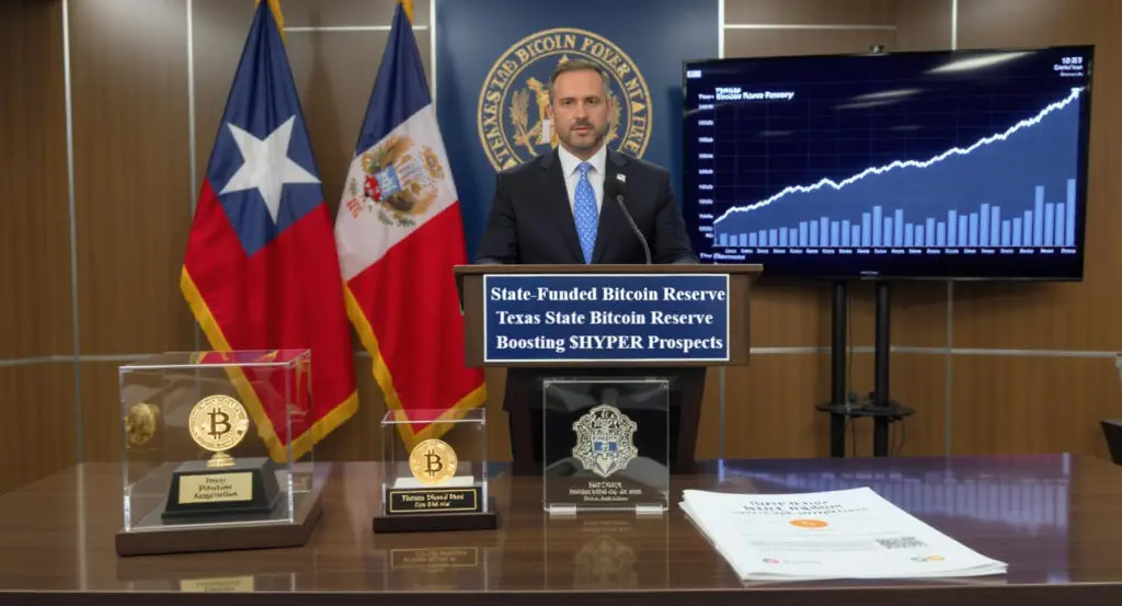 Crypto History in the Making Texas Launches First State-Funded Bitcoin Reserve, Boosting $HYPER Prospects