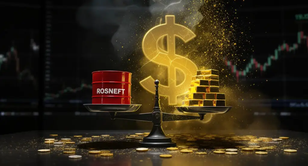 Rosneft Shifts Strategy Gold and Crypto Gain Favor as Dollar Weakens