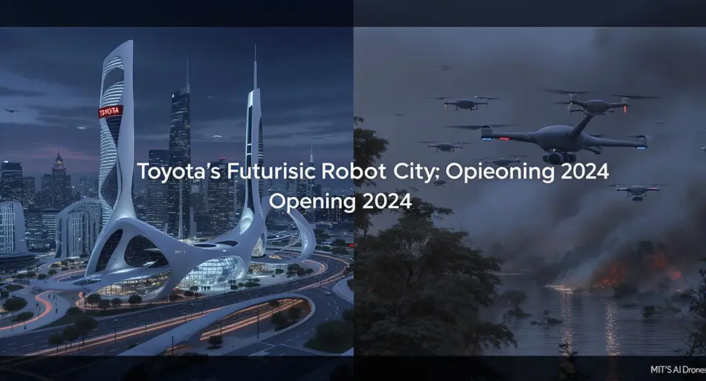 Toyota’s Futuristic Robot City Set to Open in 2024, MIT’s AI Drones Tackle Disasters, and More in Tech This Week
