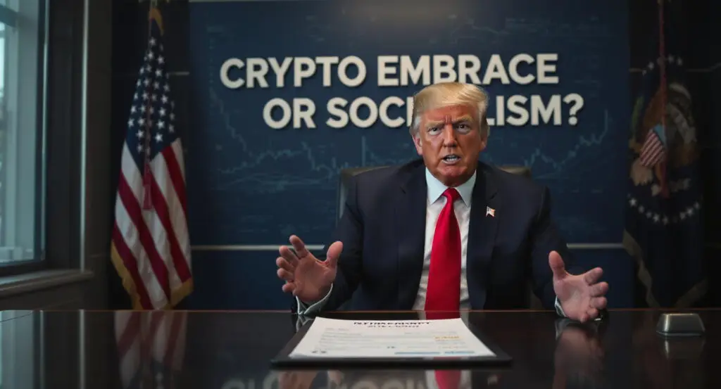 Trump Administration's Crypto Embrace Caution Deemed 'Socialism' in Retirement Accounts