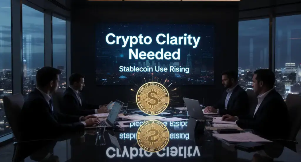 US Businesses Eager for Crypto Clarity Amid Surging Stablecoin Use