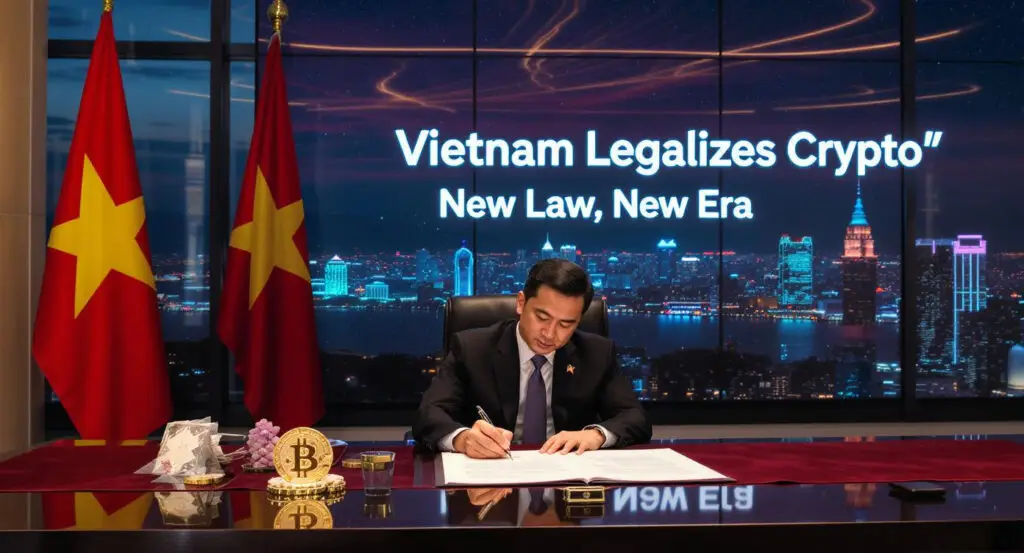 Vietnam Takes Bold Step Bitcoin and Crypto Legalized Under New Law