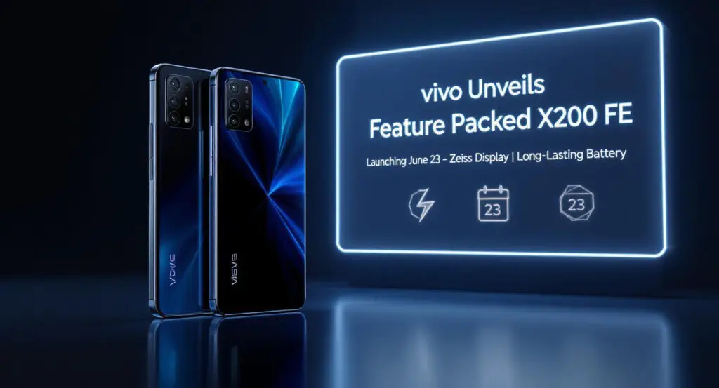 vivo Unveils Feature-Packed X200 FE, Launching June 23 with Zeiss Display and Massive Battery Life