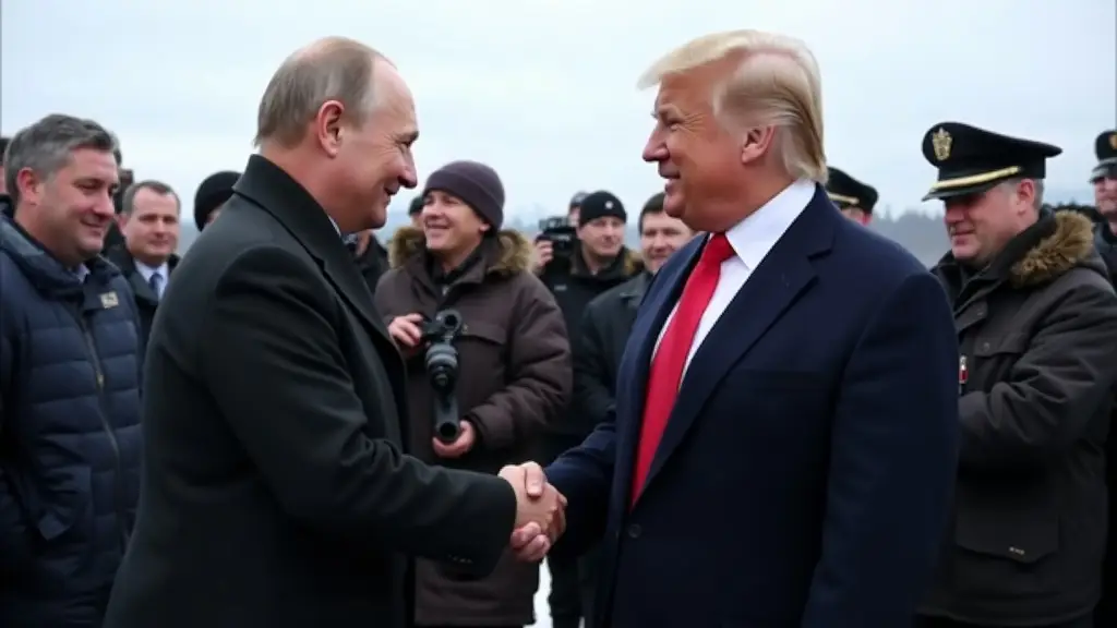 Putin Gets Warm Welcome from Trump at Alaska Summit