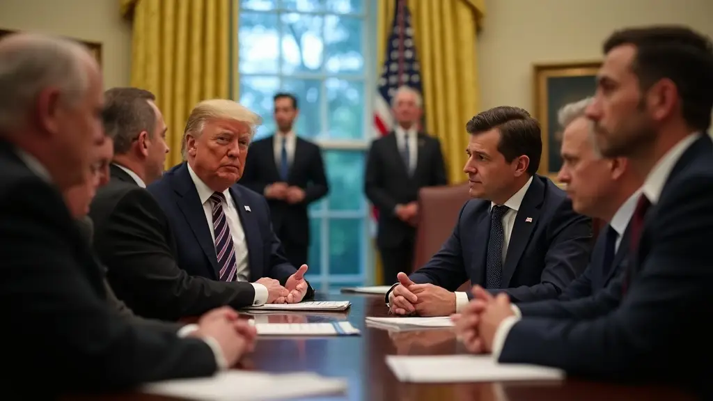 Trump and Zelenskyy Advance Ukraine Peace Talks at the White House