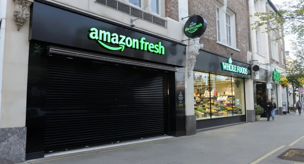 Amazon Fresh UK Stores Close as Whole Foods Gains Priority