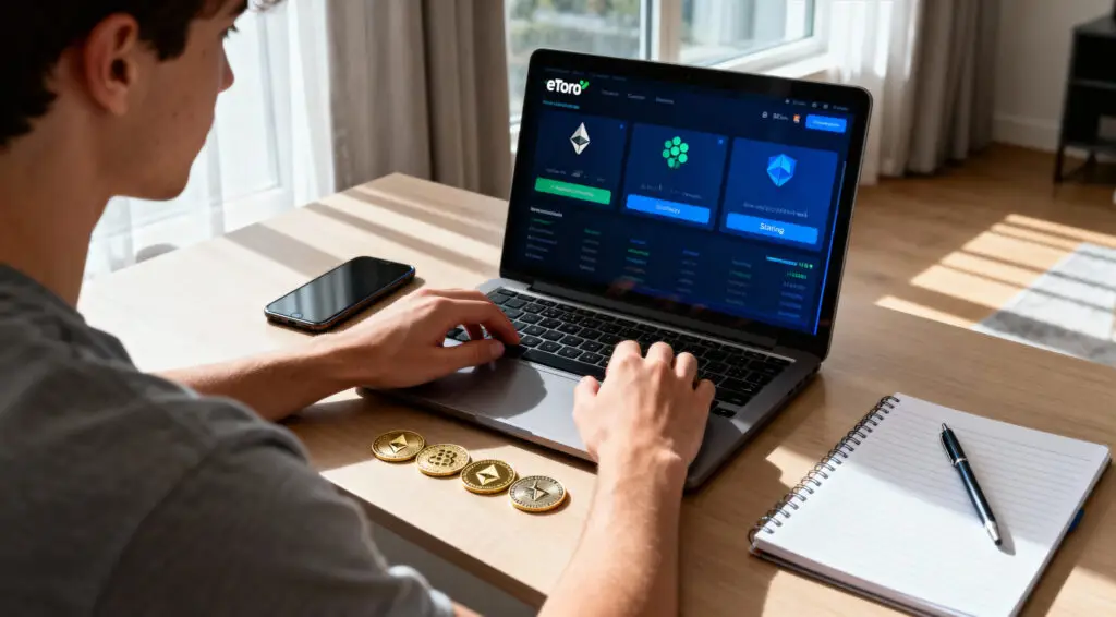 Cardano, Ethereum, Solana Staking Added by eToro in US