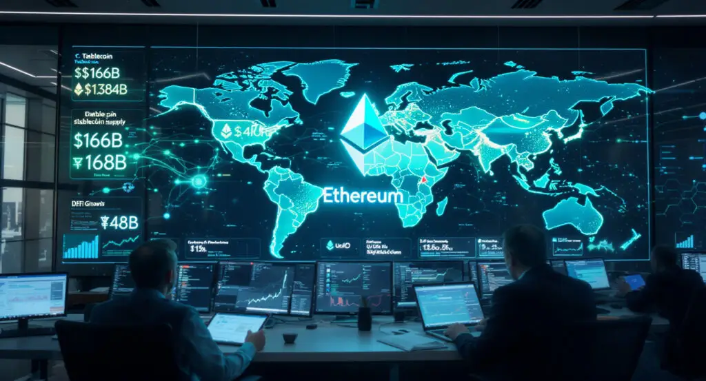 Ethereum Stablecoin Supply Hits $166B Boosting DeFi Growth