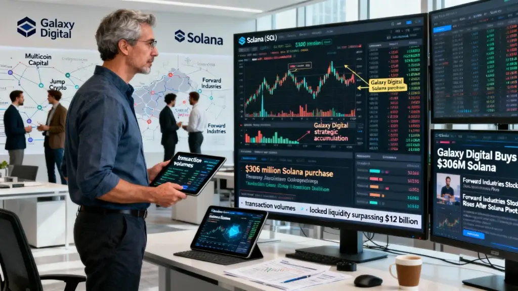 Galaxy Digital Buys $306M Solana As Treasury Deal Expands