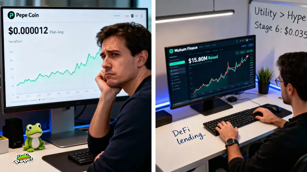 Mutuum Finance Presale Gains Momentum as Pepe Market Stalls