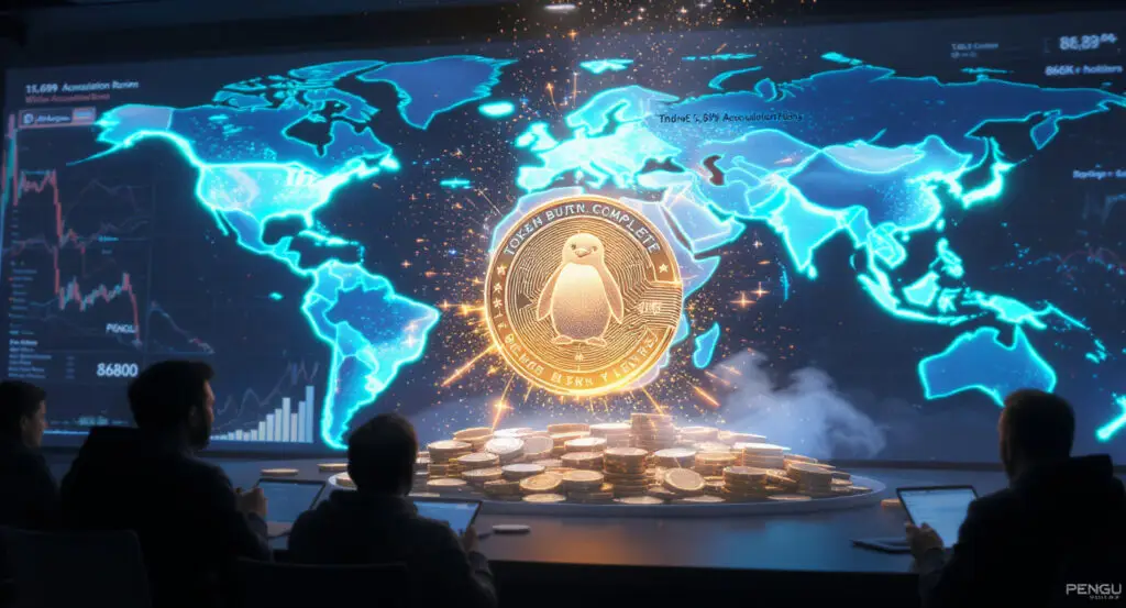PENGU Token Burn Fuels Growth as Holders Pass $868K Globally