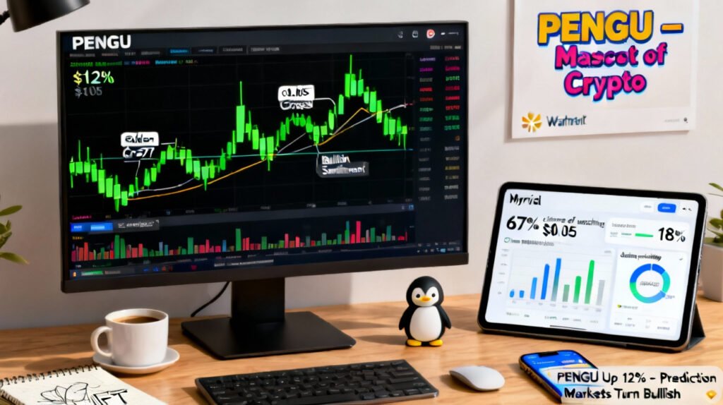 PENGU Token Jumps As Predictors Eye More Gains