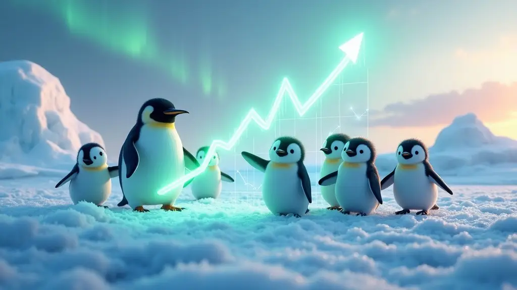 Pudgy Penguins Rally Builds As PENGU Targets $0.076 Breakout