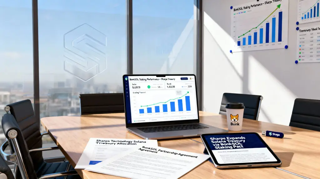 Sharps Expands Solana Treasury via BonkSOL Staking Pact