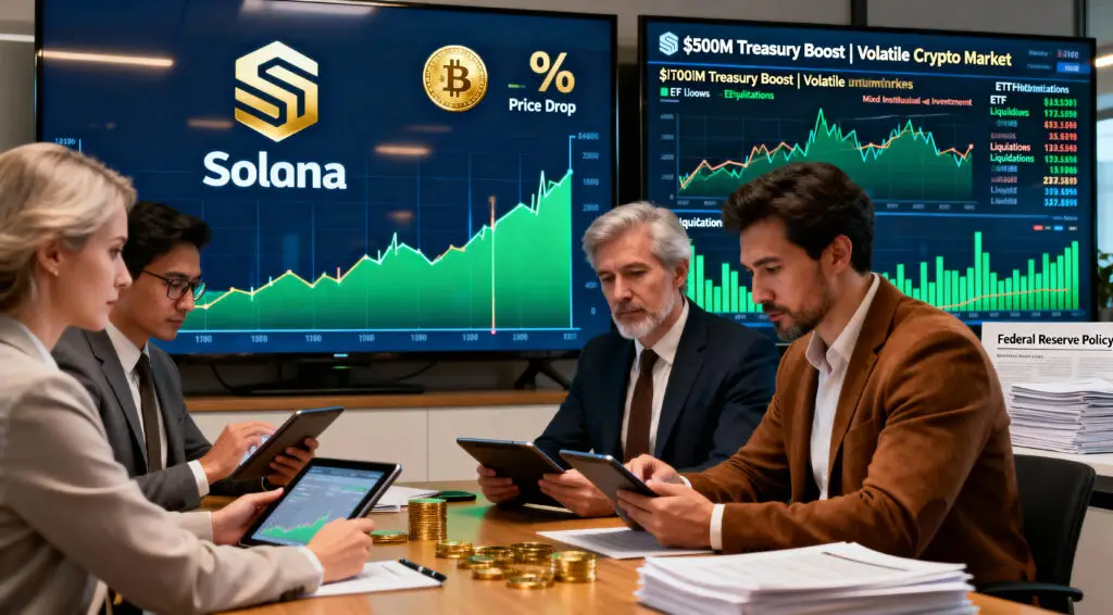Solana Struggles Despite $500M Treasury Boost in Volatile Market
