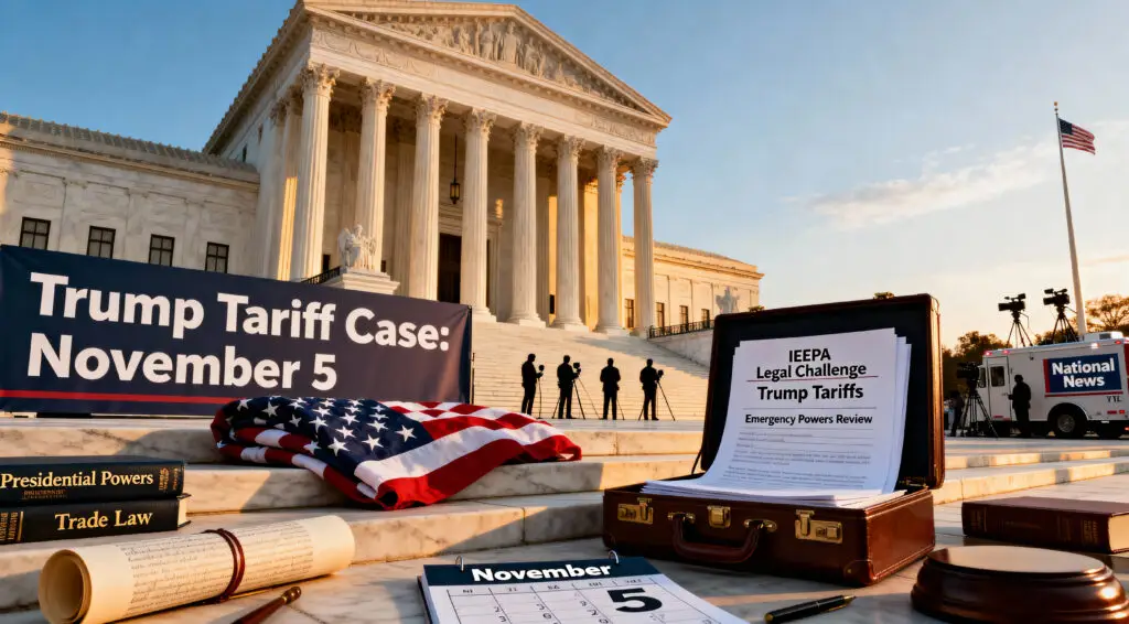 US Supreme Court to Hear Trump Tariff Case on November 5