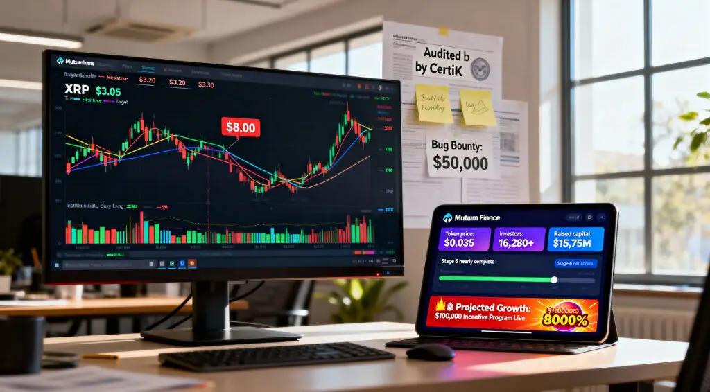 XRP Eyes $8 While Mutuum Finance Sparks 8000 Percent Hype