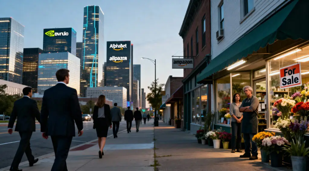 AI Growth Boosts US Economy but Small Businesses Struggle