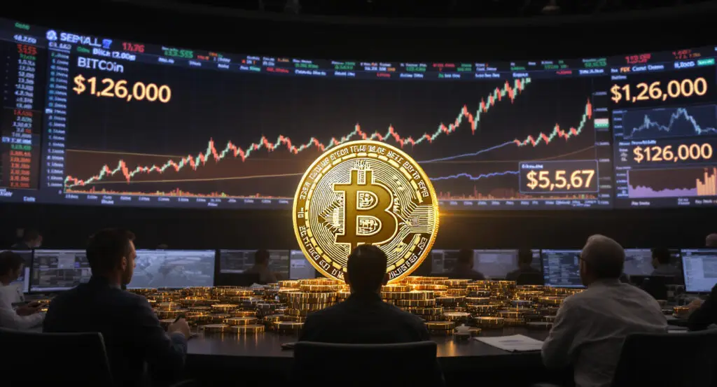 Bitcoin Hits $126K as Institutional Inflows Break Records Amid Debasement Fears