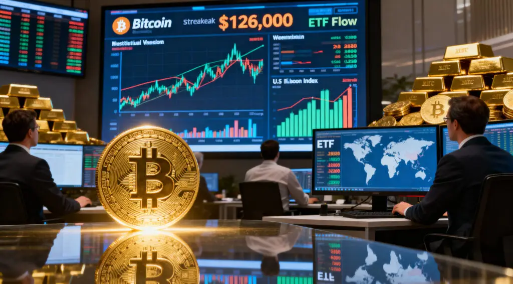 Bitcoin Surges to Record High as ETF Inflows Soar and Dollar Weakens