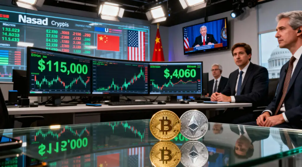Bitcoin and Ethereum Rally as U.S.-China Trade Progress and Fed Rate Cut Boost Market Optimism