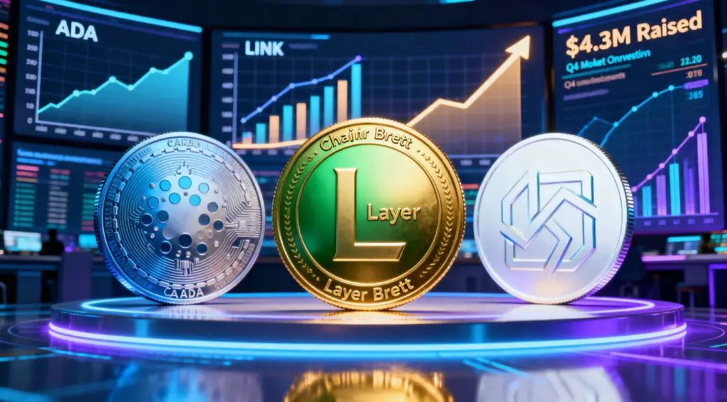 Cardano and Chainlink Poised for Breakouts, But Layer Brett Could Lead Q4