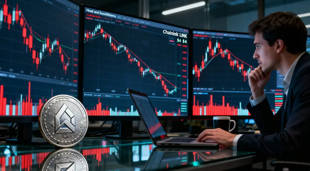 Chainlink Eyes $14 Support As Head And Shoulders Pattern Breaks