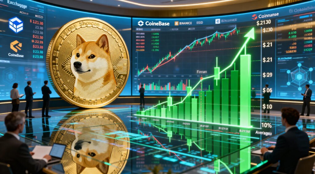 Dogecoin Breaks Resistance as Price Momentum Signals Institutional Accumulation