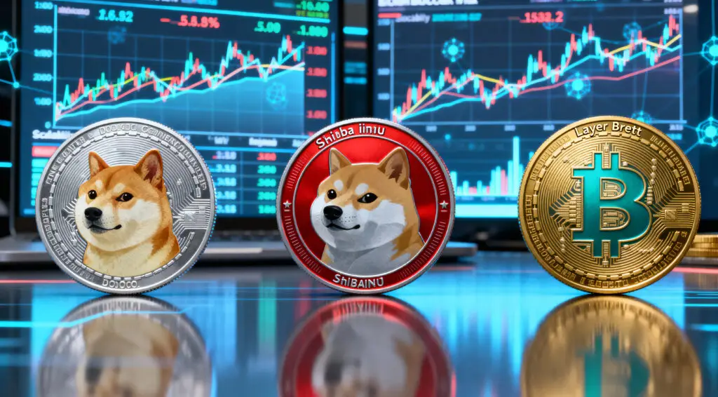 Dogecoin, Shiba Inu, and Layer Brett- Which Meme Coin Will Lead 2026?