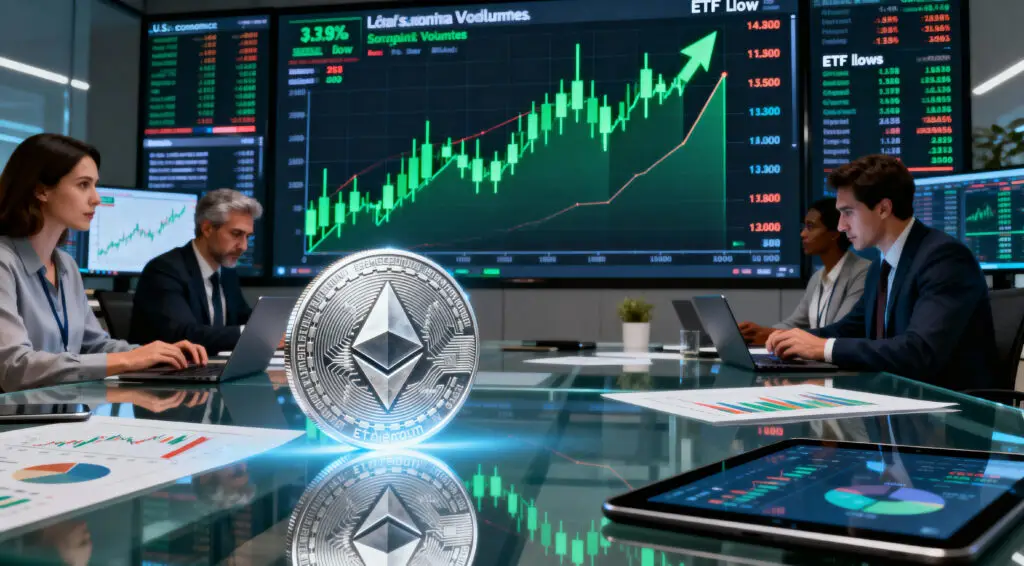 Ethereum Targets $5K as Volumes Surge and Market Confidence Grows