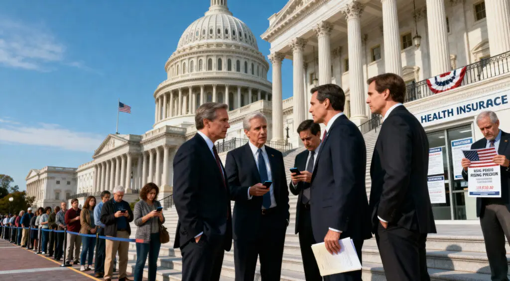 Health Premiums Surge as Republicans Divide Over Shutdown