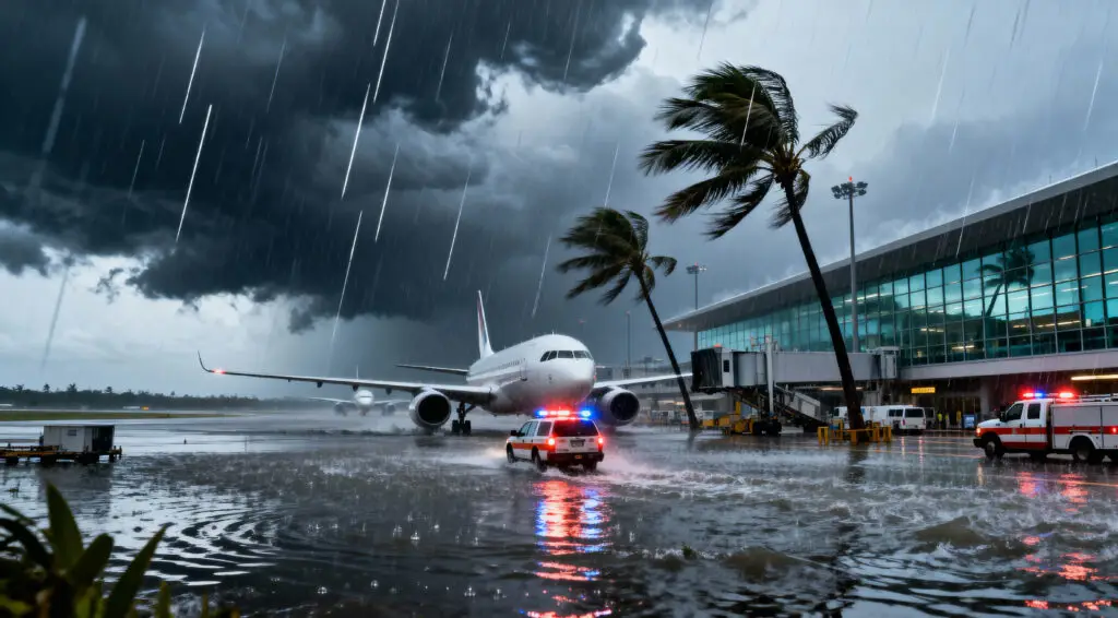 Jamaica Airports Shut Down as Hurricane Melissa Hits Hard