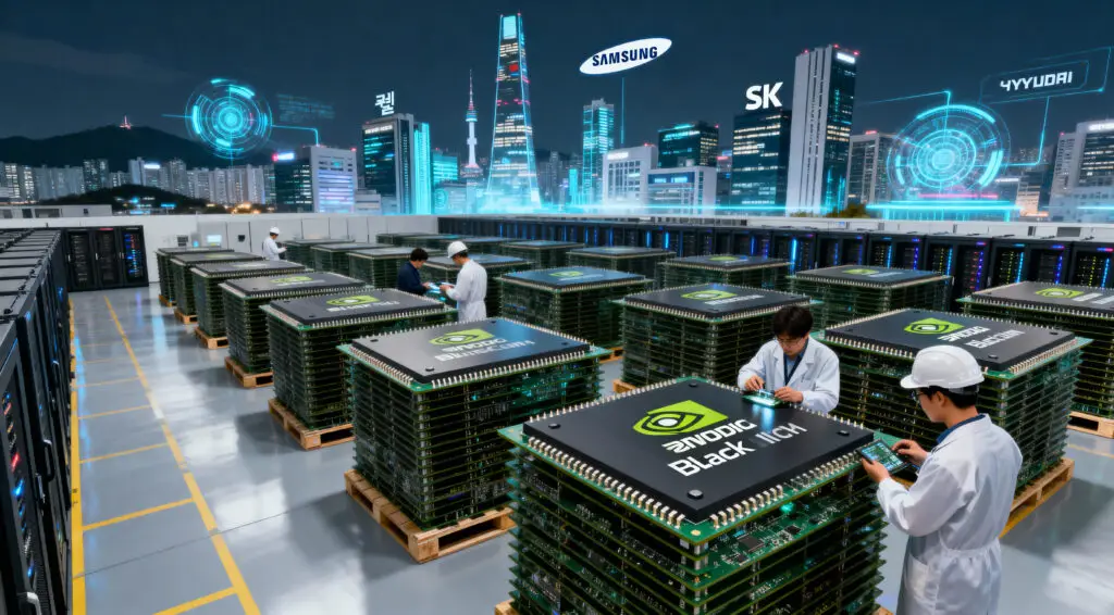 Korea Secures 260,000 Nvidia Blackwell Chips for AI Expansion