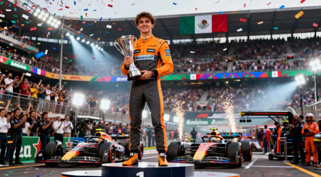 Lando Norris Shrugs Off Boos After Mexico City Grand Prix Win