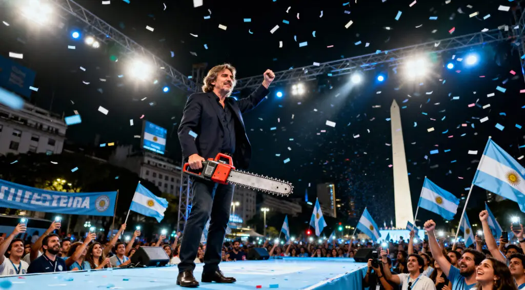Milei Tightens Grip on Power After Big Argentina Midterm Victory