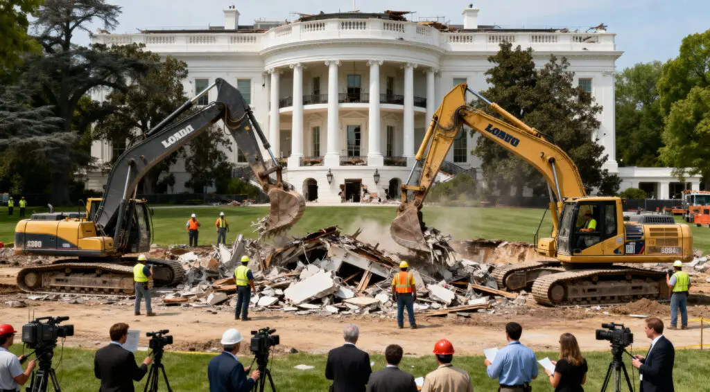 Most Americans Disapprove of Trump’s East Wing Demolition Plan