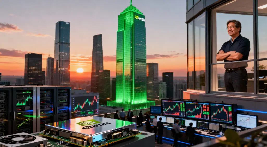 Nvidia Becomes First Tech Giant to Reach $5 Trillion Valuation