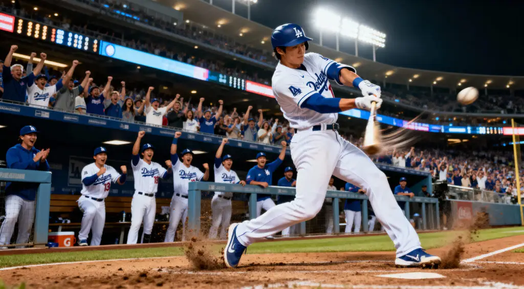 Ohtani Sets World Series Record With Four Extra-Base Hits