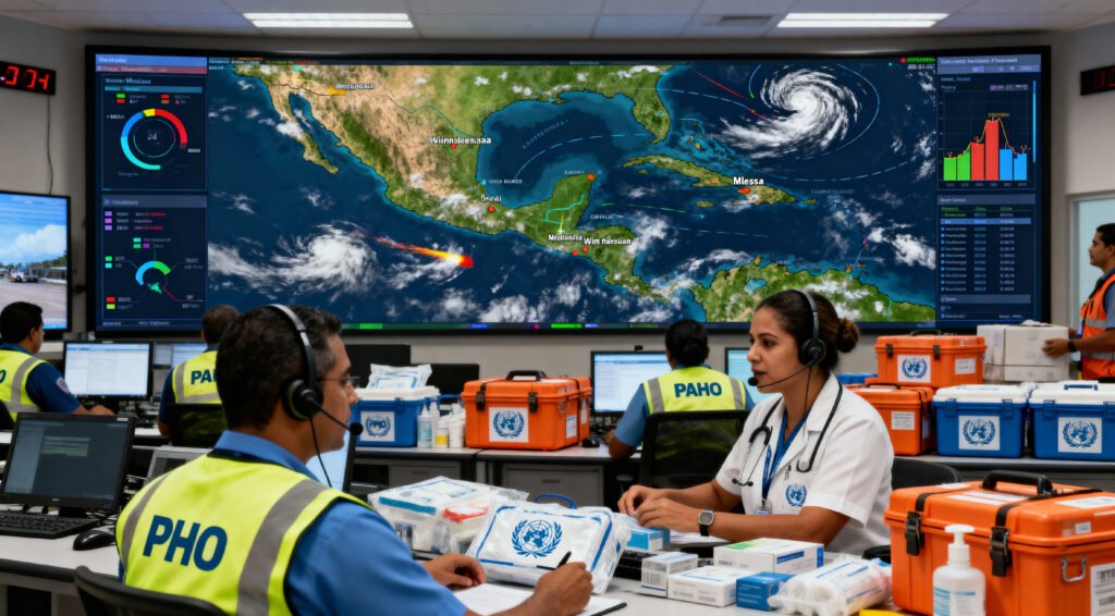 PAHO Boosts Health Preparedness as Hurricane Melissa Nears
