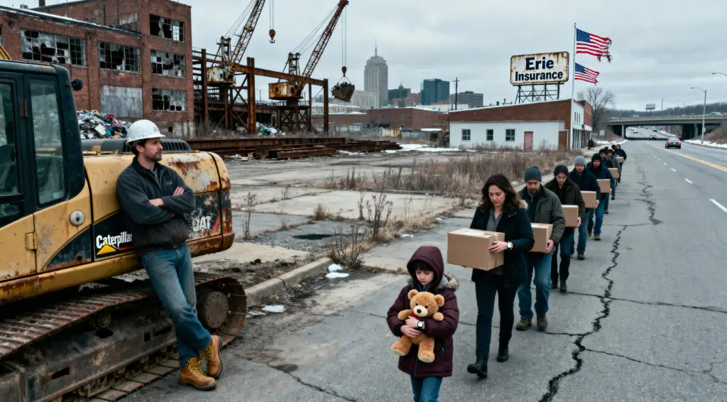 Pennsylvania’s Erie Torn Amid Trump Tariffs and Economic Strain