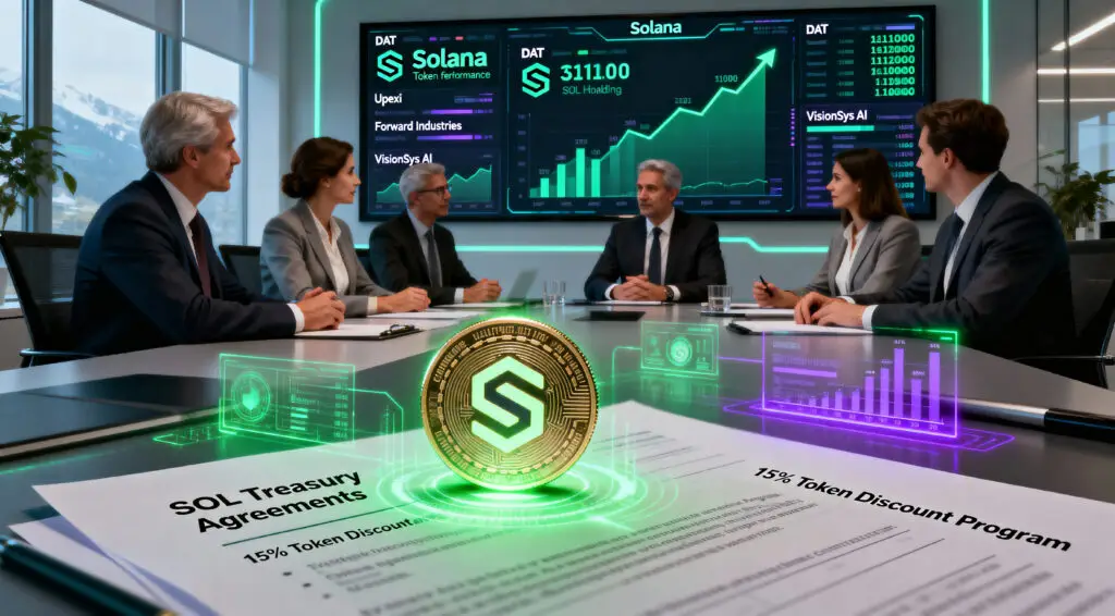 Solana Foundation’s Discount Token Deals Trigger Treasury Surge Across Ecosystem