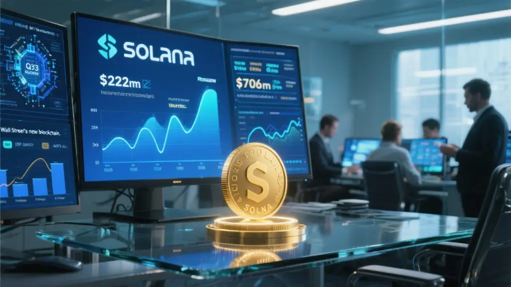 Solana Leads Q3 With Record $222M Revenue as Institutions Pile In