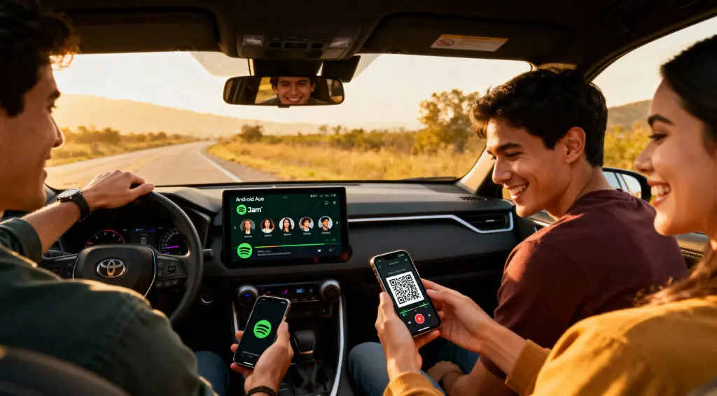 Spotify Jam Arrives on Android Auto Bringing Shared Music Control