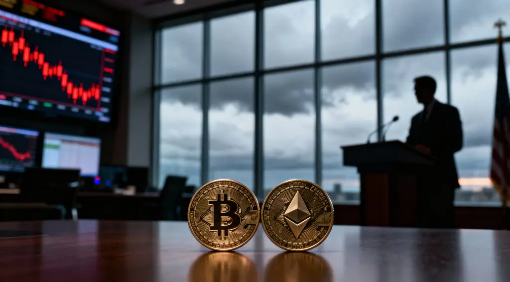 Bitcoin And Ethereum Slip As Powell Suggests Final Interest Rate Cut Could Mark End Of Easing Cycle In 2025