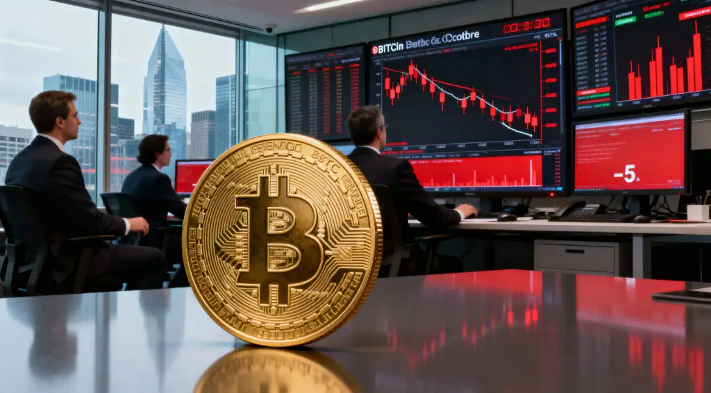 Bitcoin Breaks October Winning Streak As Investor Fear Disrupts Seasonal Strength